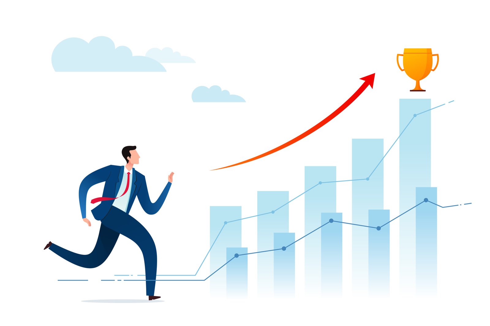 businessman running