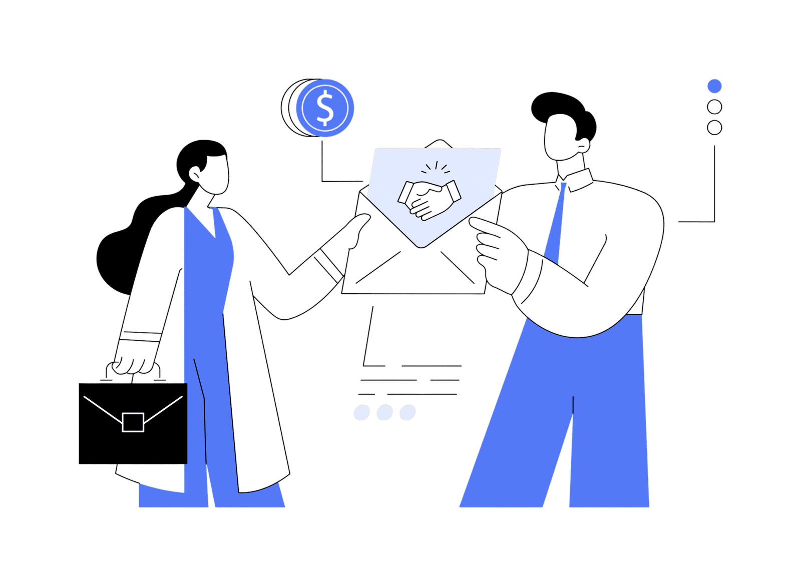secure partnership and money